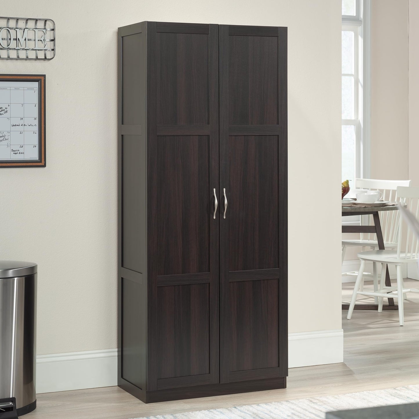 Sauder Select Storage Cabinet/ Pantry cabinets, White finish