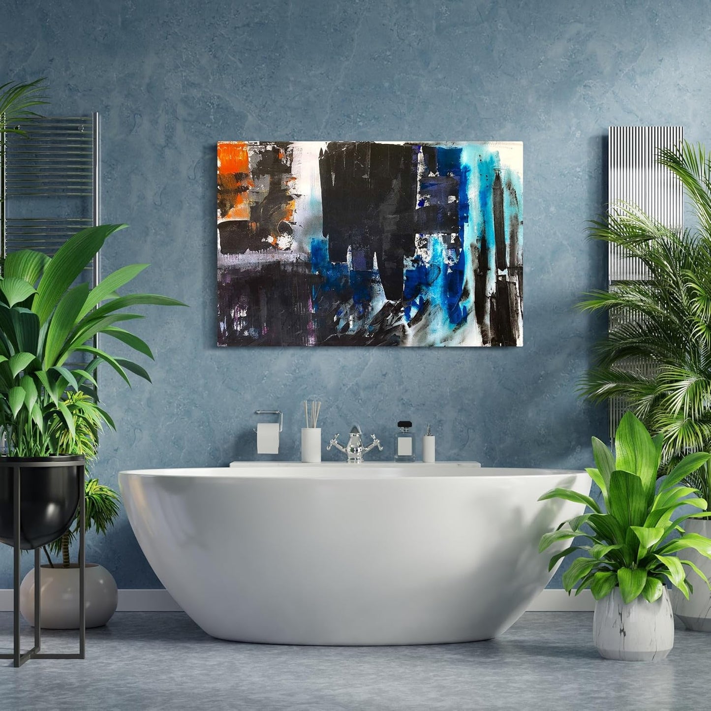 Solaris Large Abstract Acrylic Painting 40"x55"