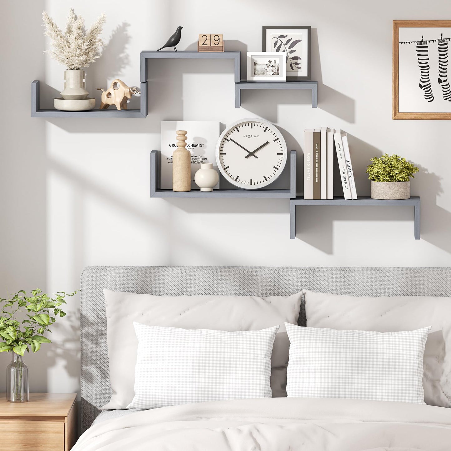SRIWATANA Floating Shelves 5-Pack