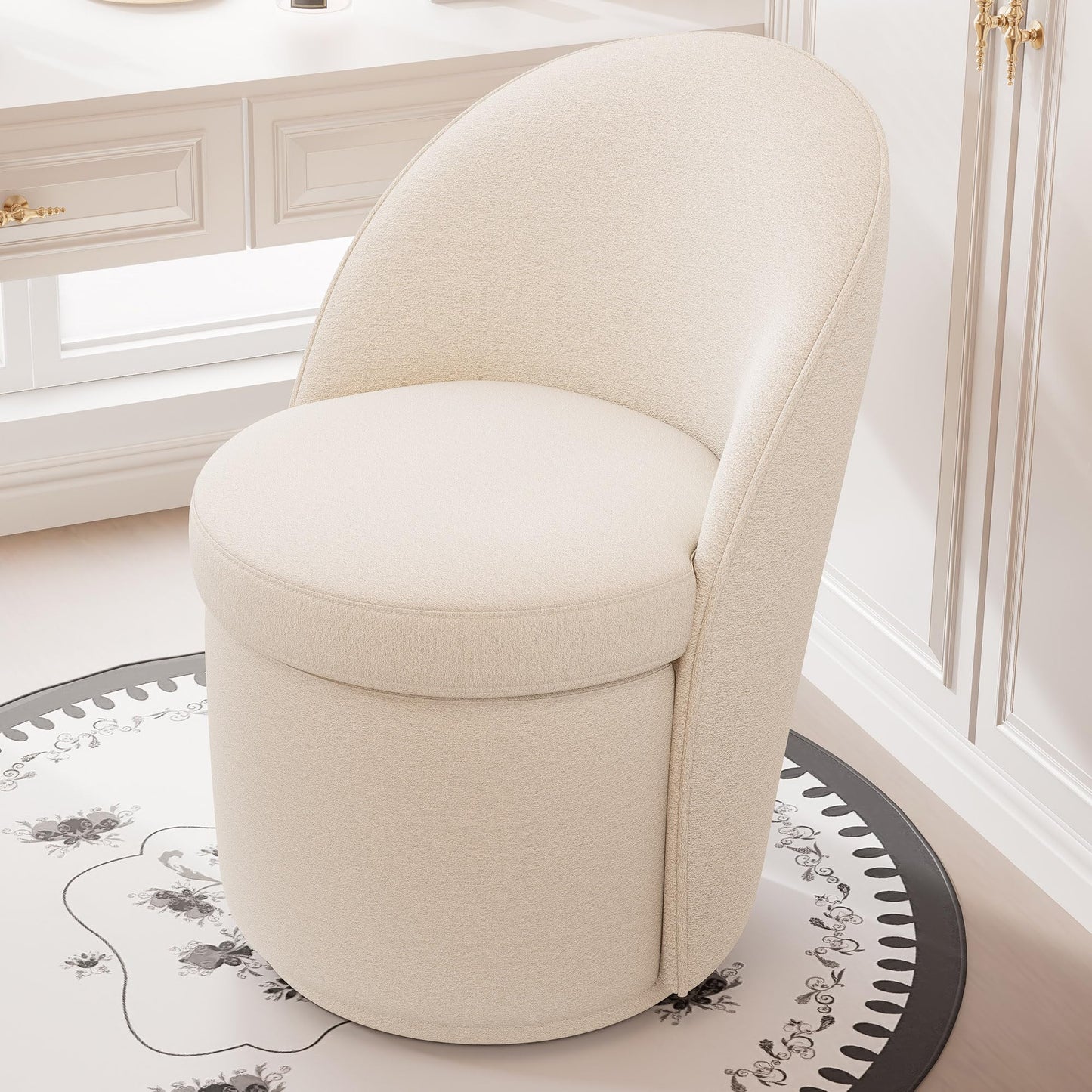 YOUTASTE Swivel Vanity Benches Set of 4