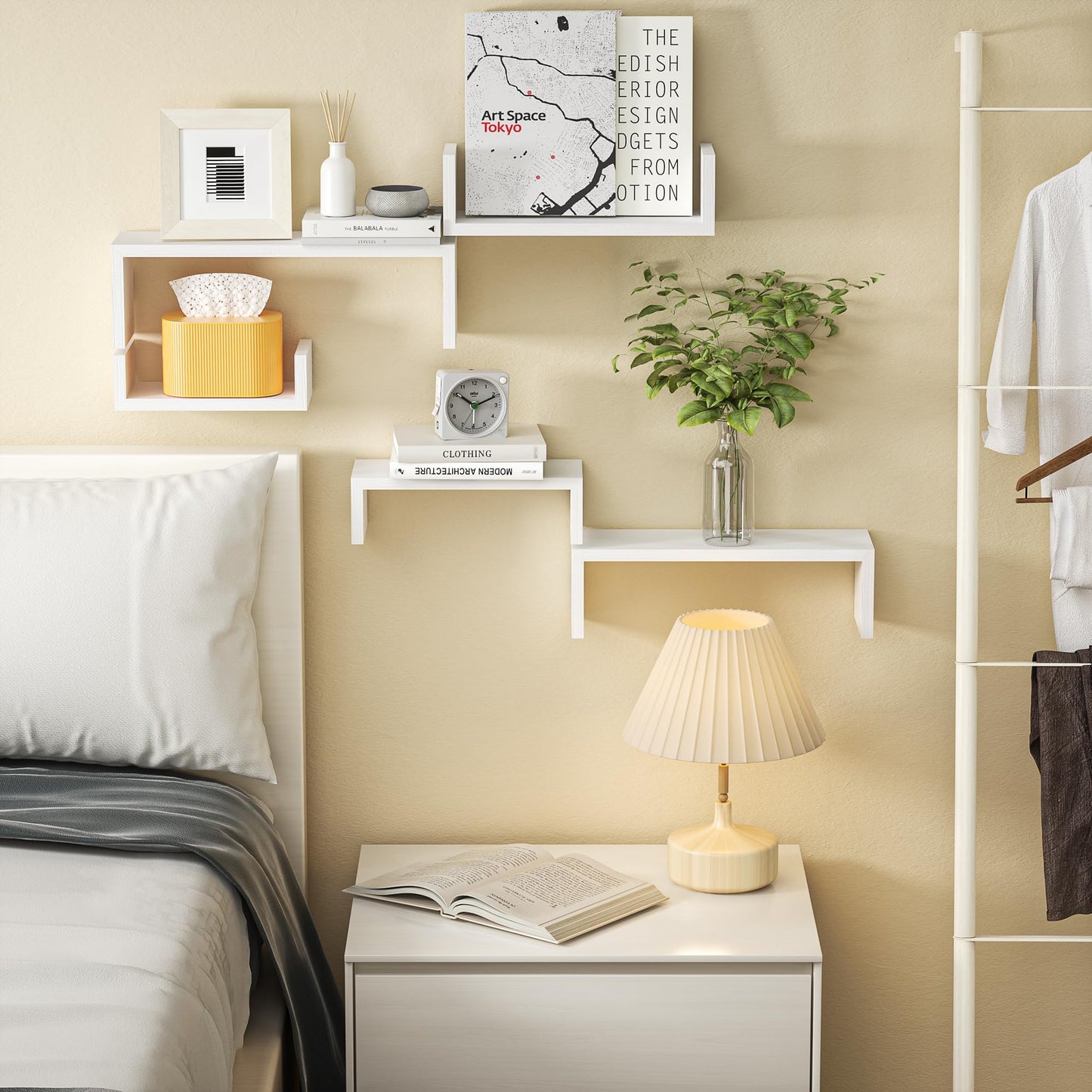 SRIWATANA Floating Shelves 5-Pack