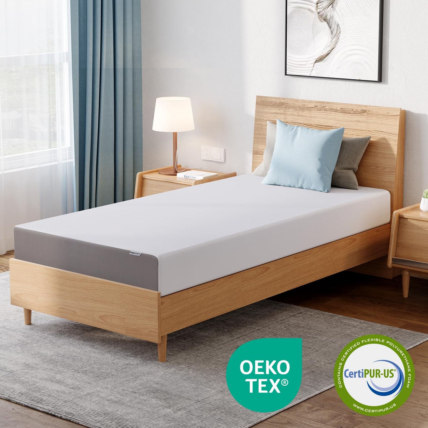 Amazon Basics 12" Twin Memory Foam Mattress