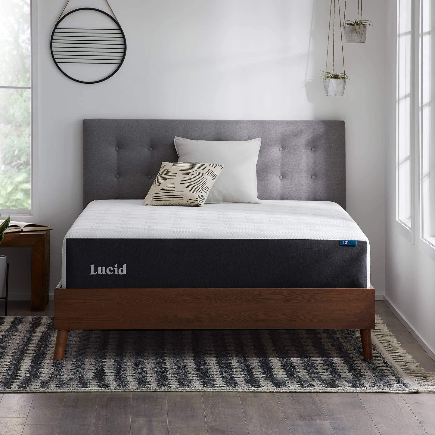 LUCID 12" Twin Memory Foam Mattress