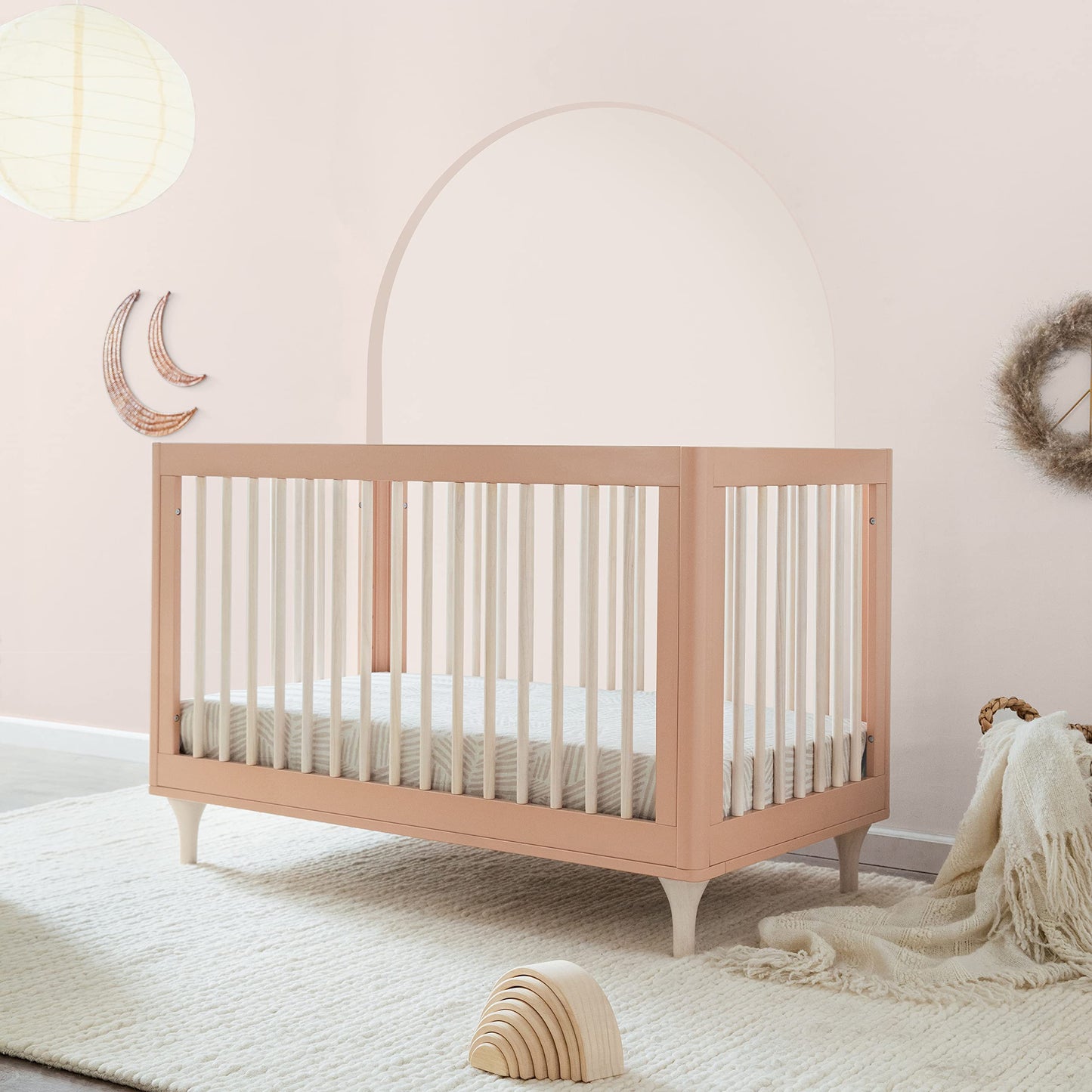 Babyletto Lolly 3-in-1 Crib – Canyon/Washed Natural