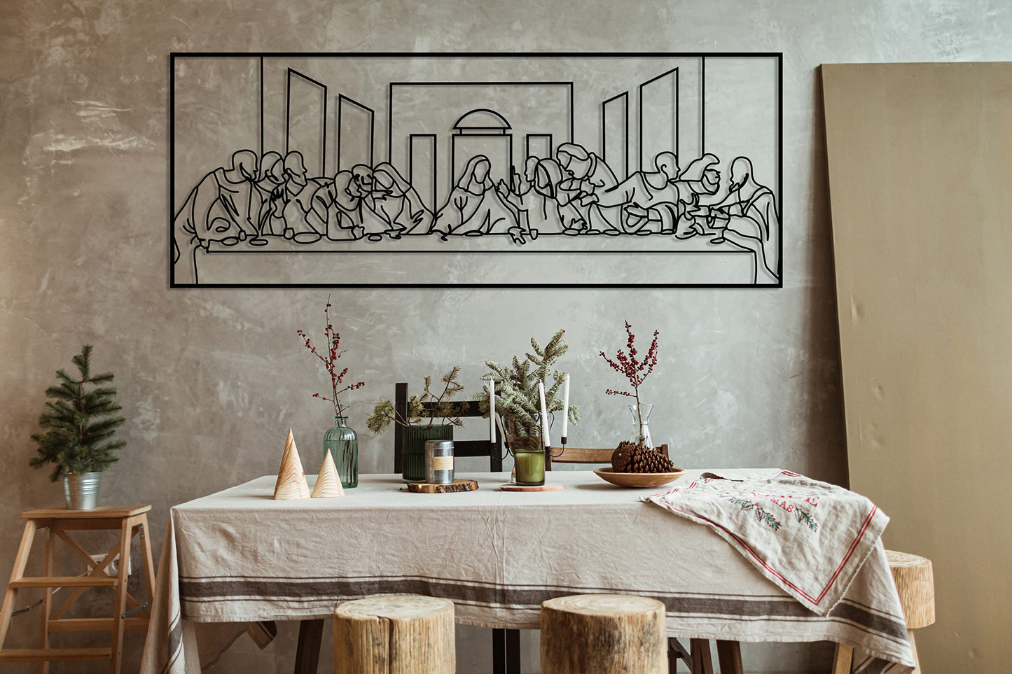 The Last Supper Metal Wall Art