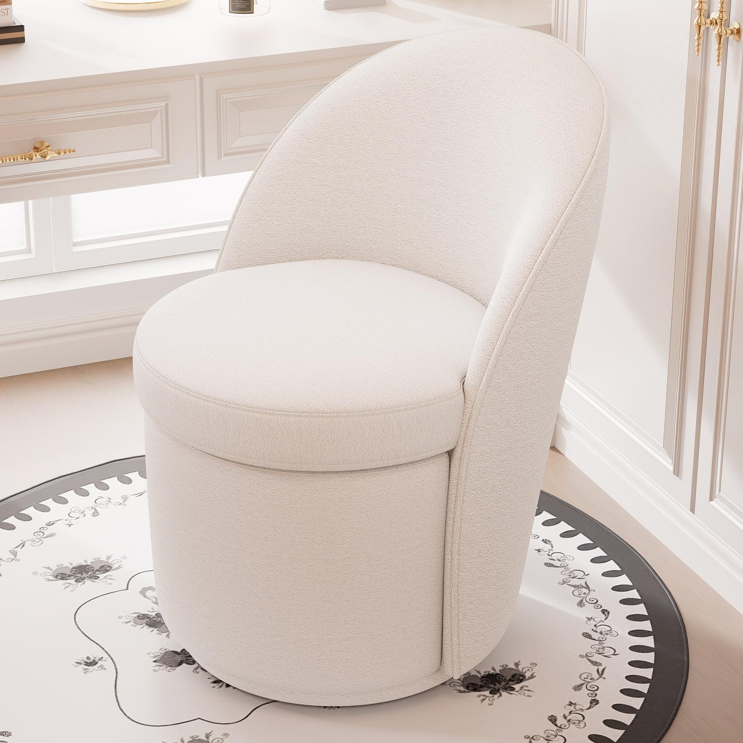 YOUTASTE Swivel Vanity Benches Set of 4