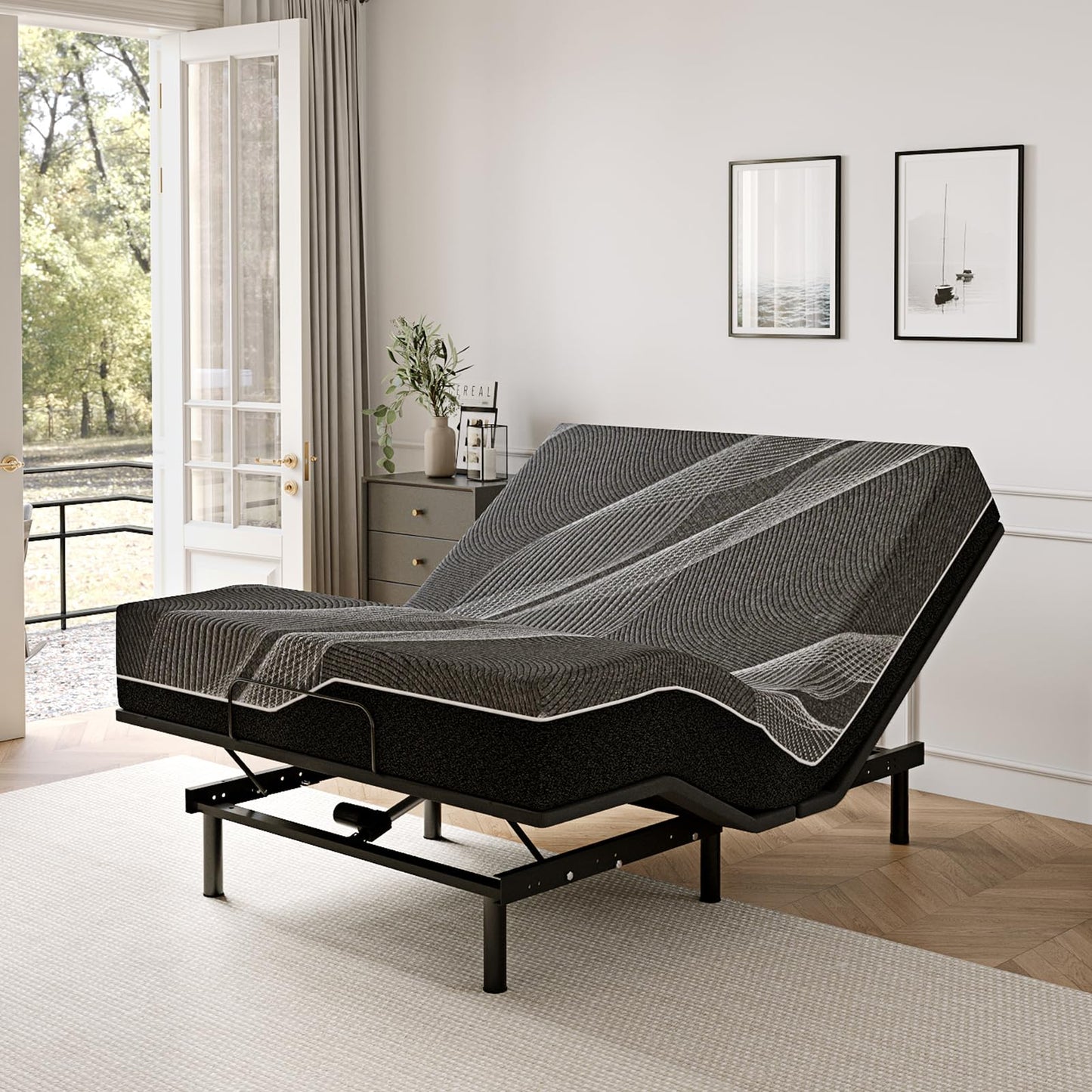 Split King Adjustable Bed with Mattress