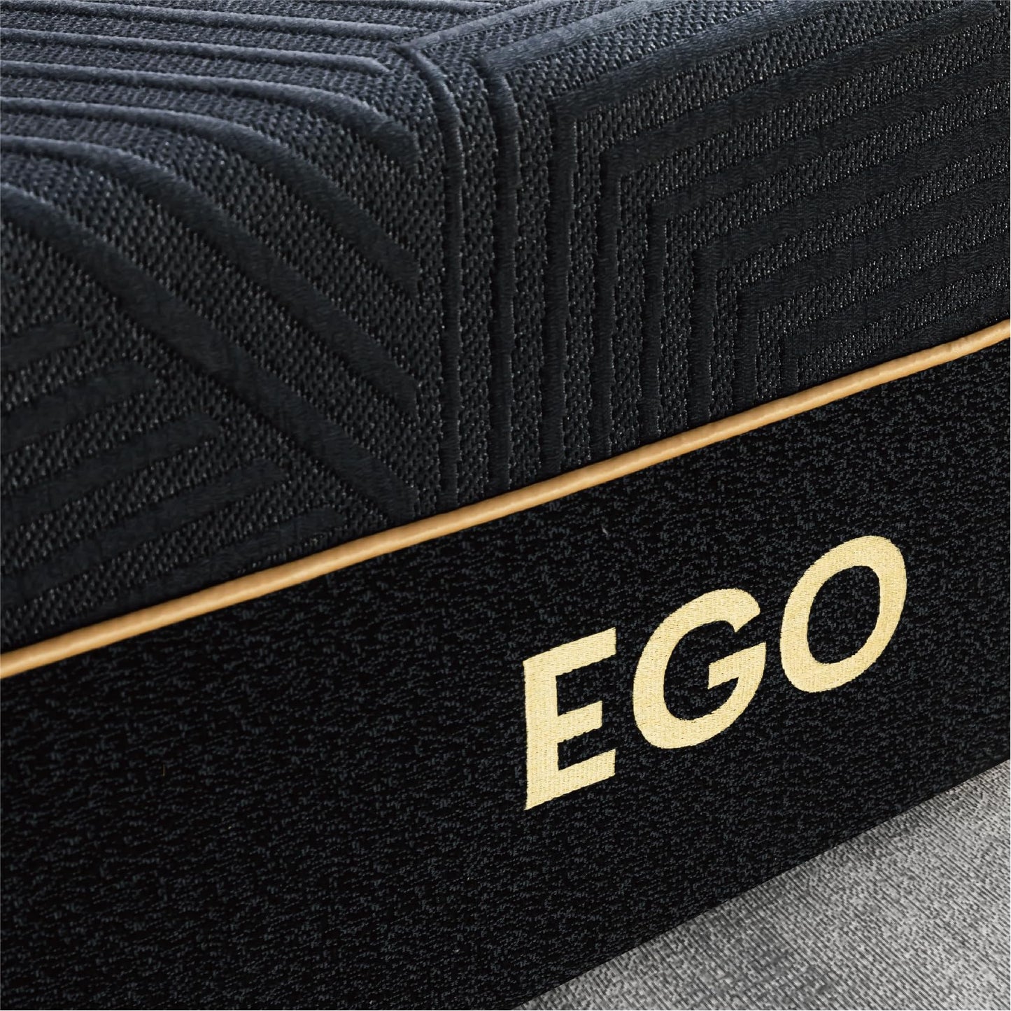 EGOHOME 14" Queen Memory Foam Mattress, Black