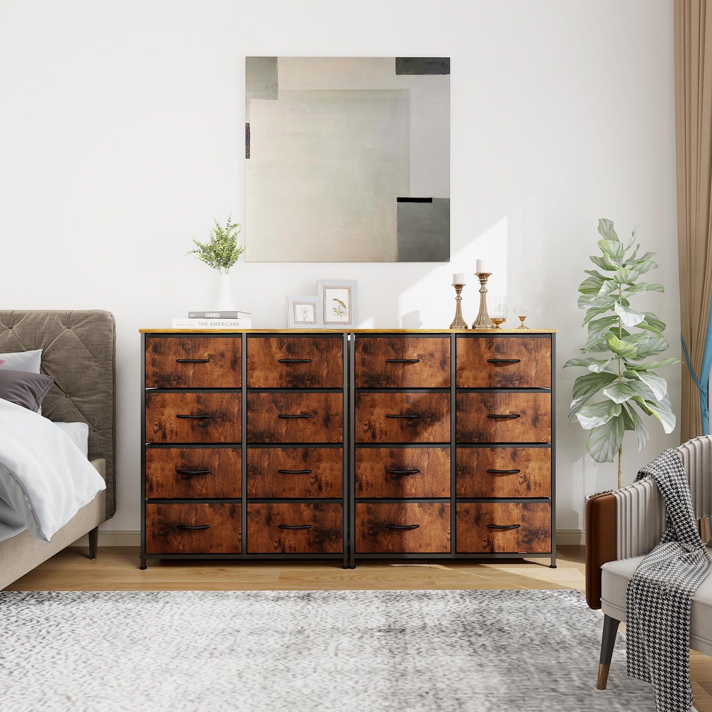 OLIXIS 7-Drawer Dresser, White