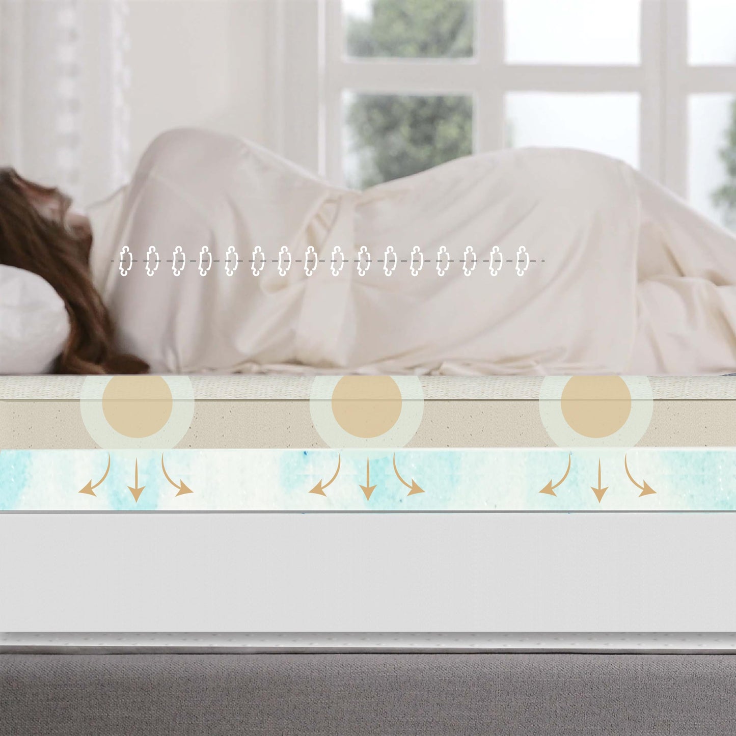 Firm Queen Memory Foam Mattress – 14", Black
