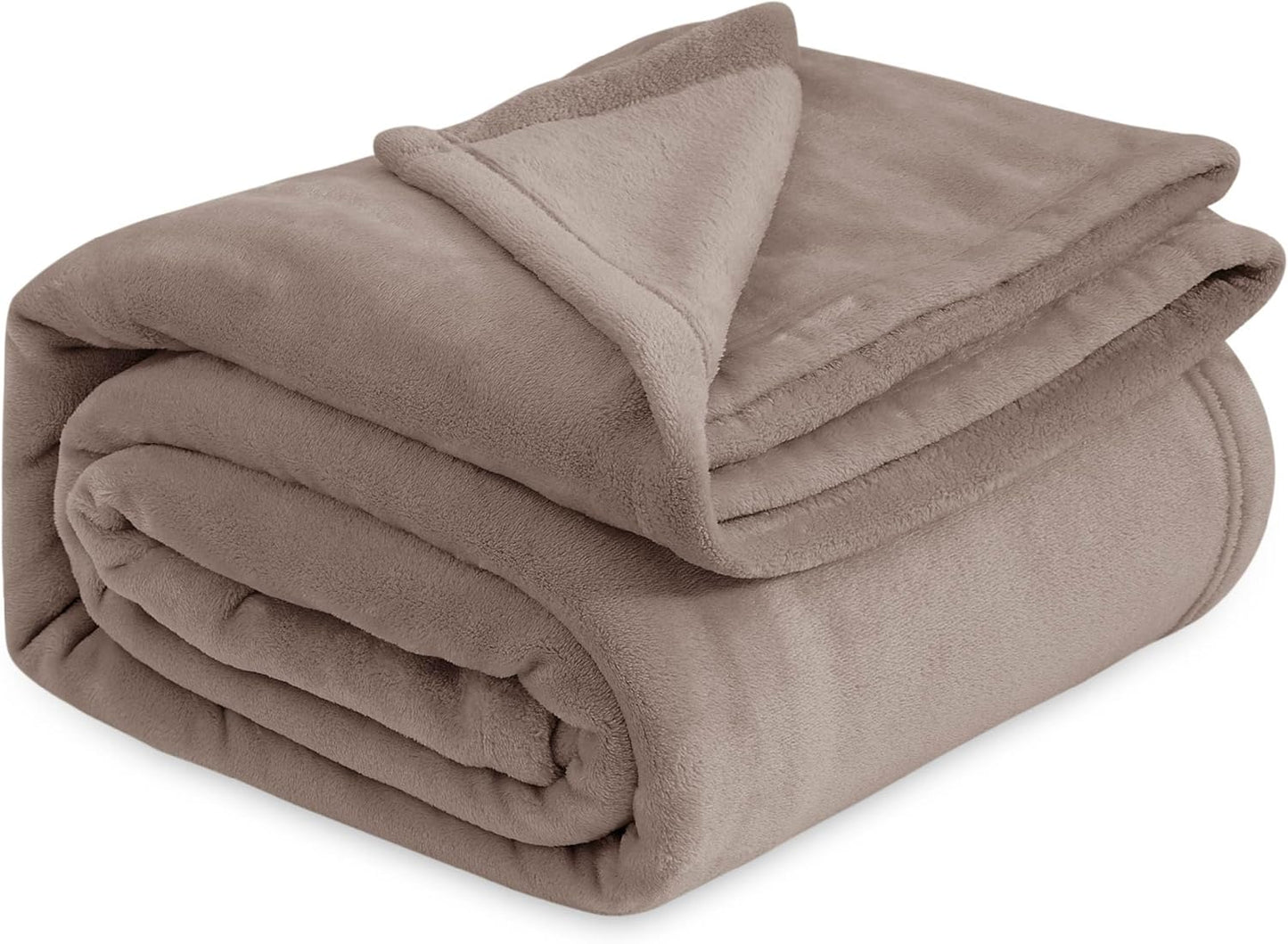 Bedsure GentleSoft Fleece Blanket – King, Grey