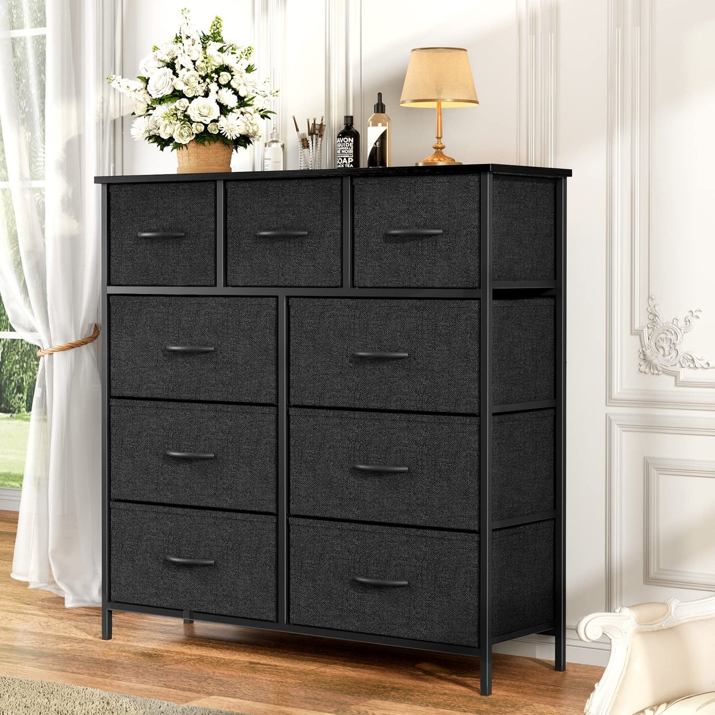 OLIXIS 7-Drawer Dresser, White