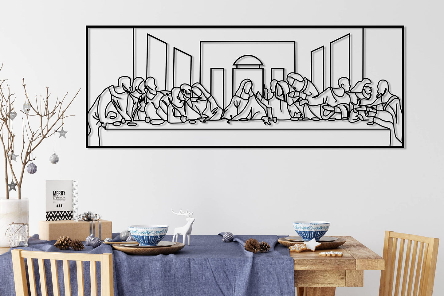 The Last Supper Metal Wall Art