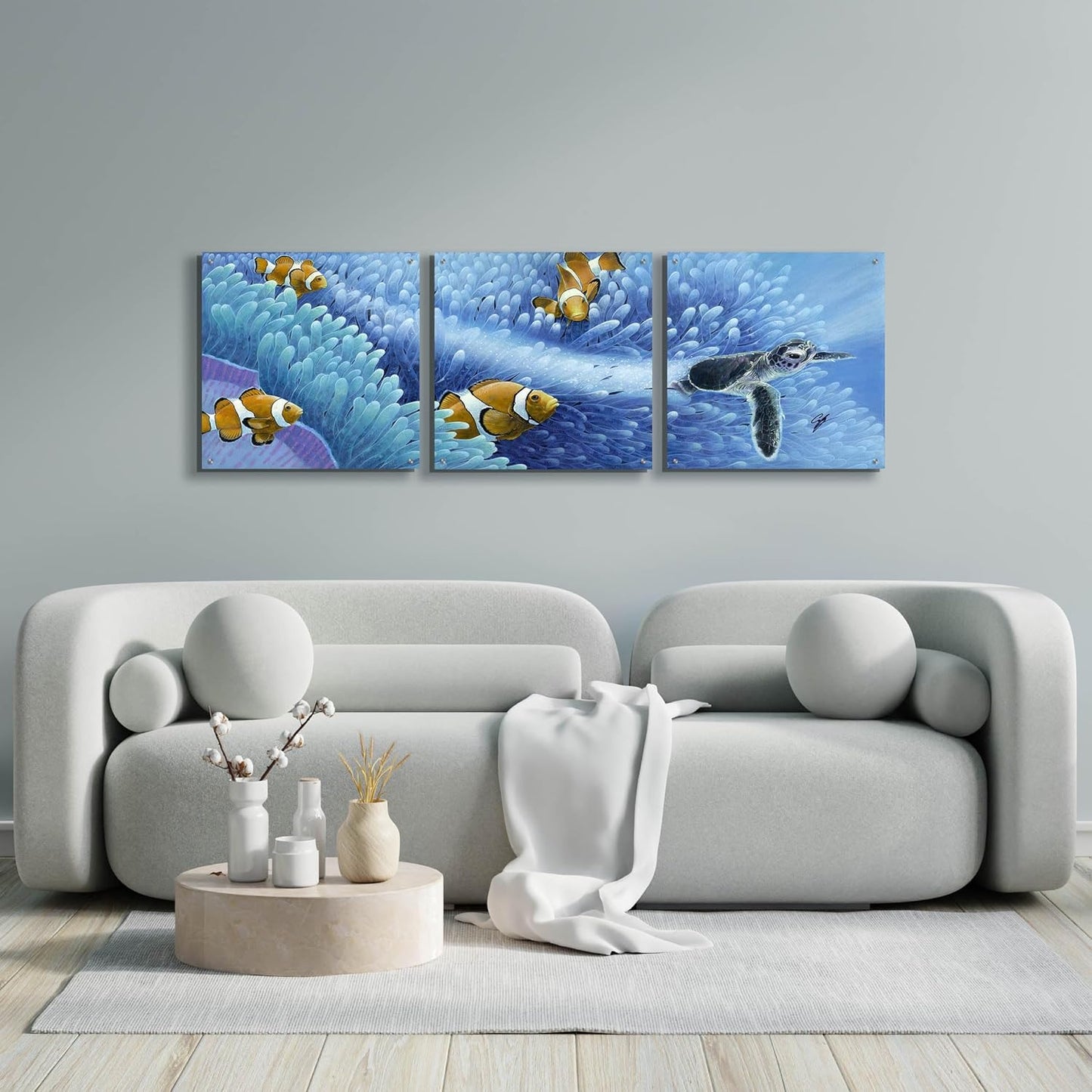 Epic Art 'The Journey Begins' 3-Piece Wall Art