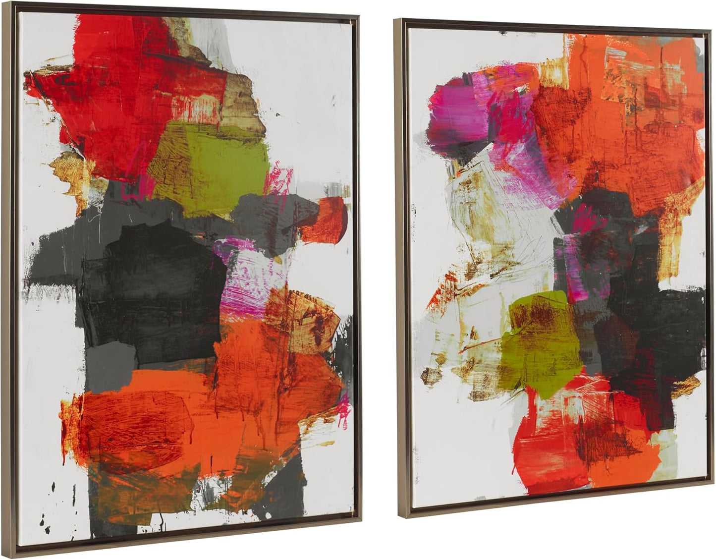 Uttermost Tried and True Framed Abstract Art Set