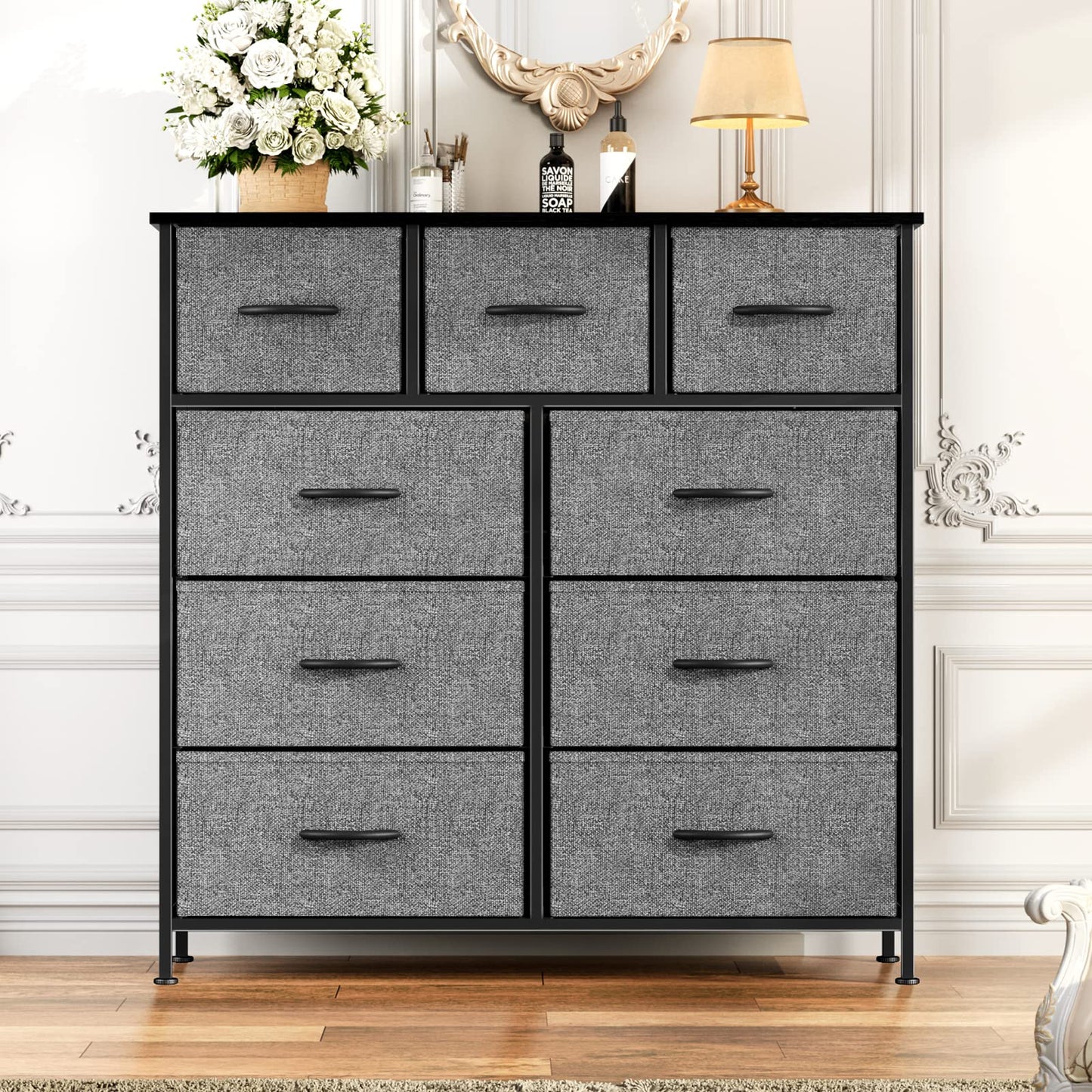 OLIXIS 7-Drawer Dresser, White