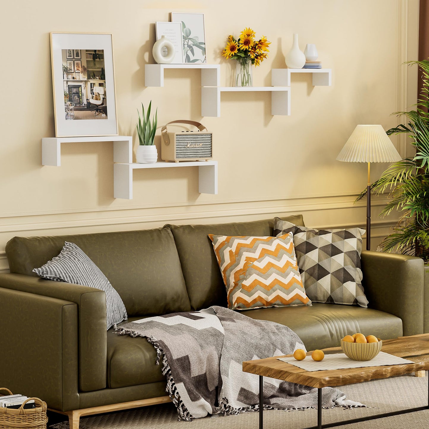 SRIWATANA Floating Shelves 5-Pack