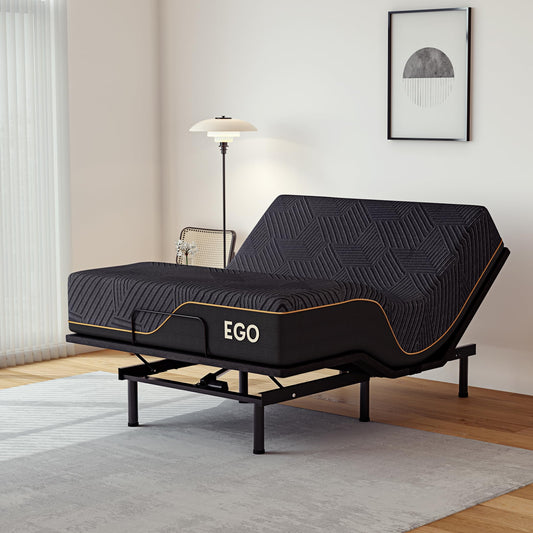 EGOHOME Split King Adjustable Bed