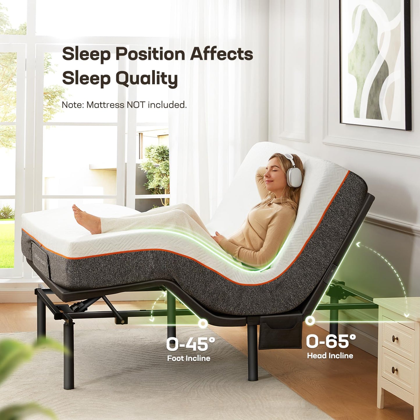 Marsail Split King Adjustable Bed