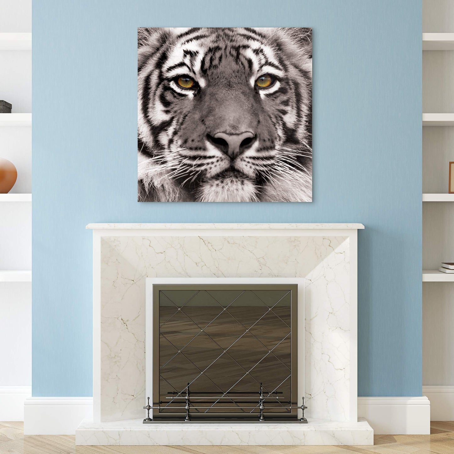 King of the Jungle Glass Wall Art