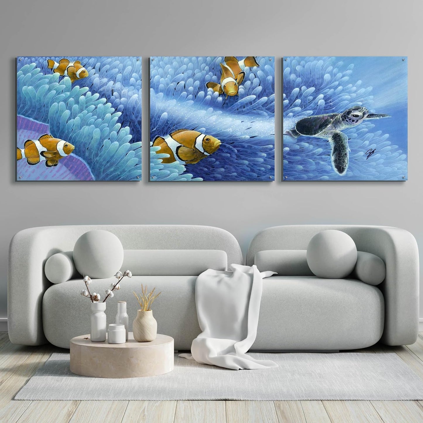 Epic Art 'The Journey Begins' 3-Piece Wall Art