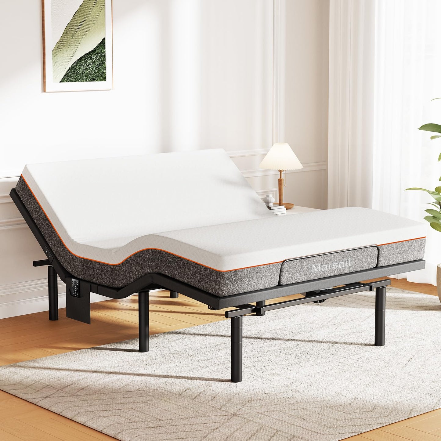 Marsail Split King Adjustable Bed