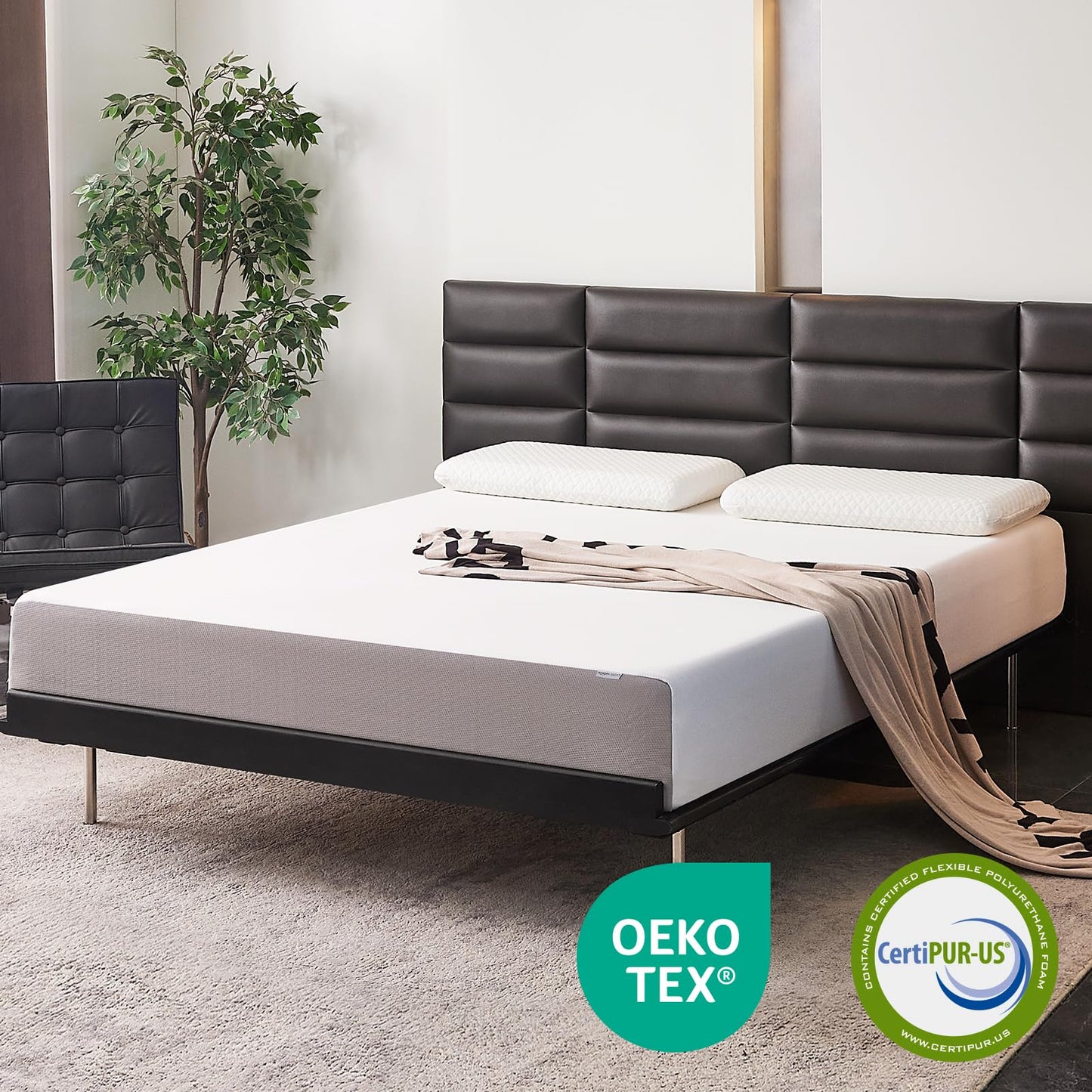 Amazon Basics 12" Twin Memory Foam Mattress