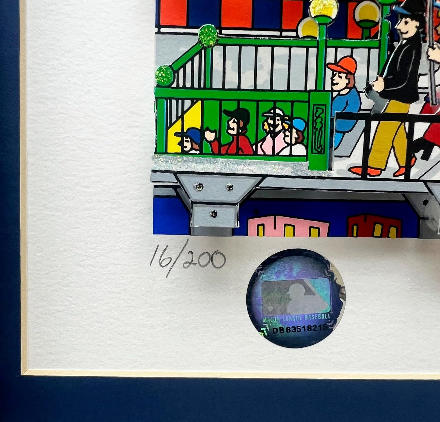 Fazzino 'Who Let the Mets Out' 3D Pop Art