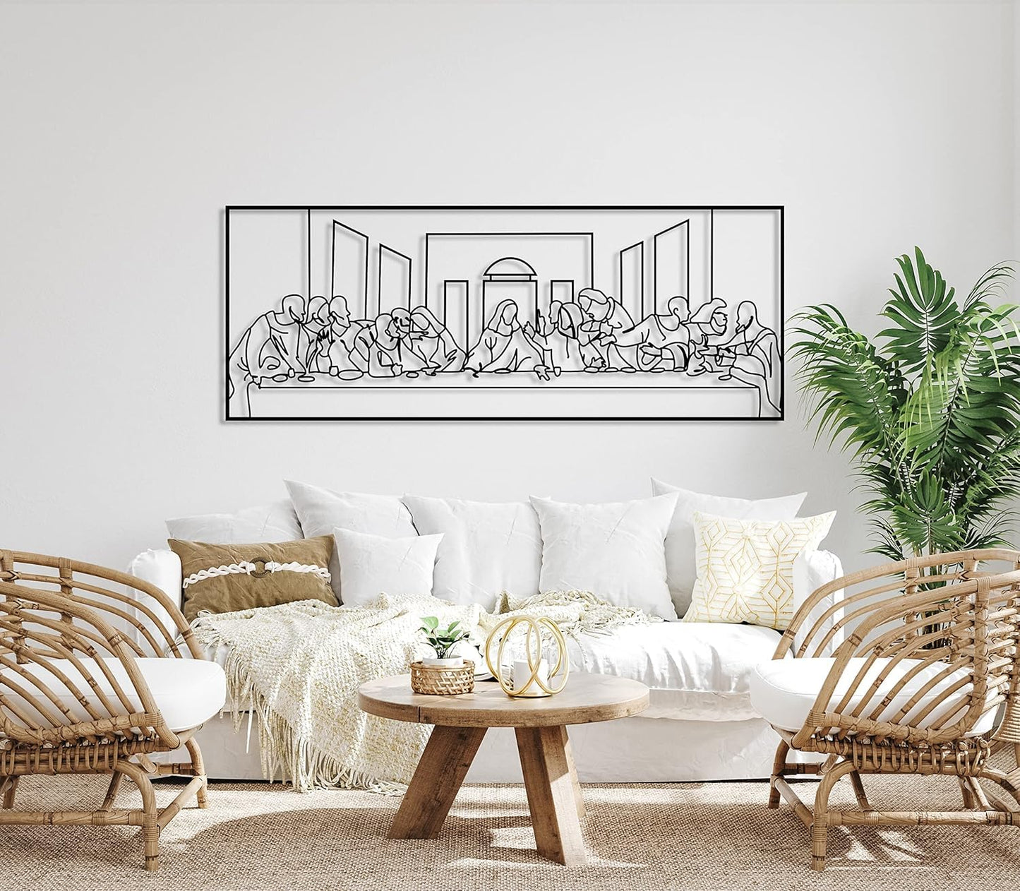 The Last Supper Metal Wall Art