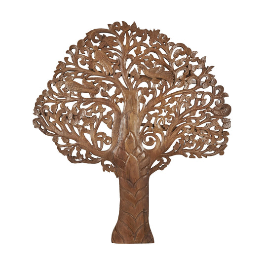 Deco 79 Mango Wood Tree Wall Sculpture 71"x79"