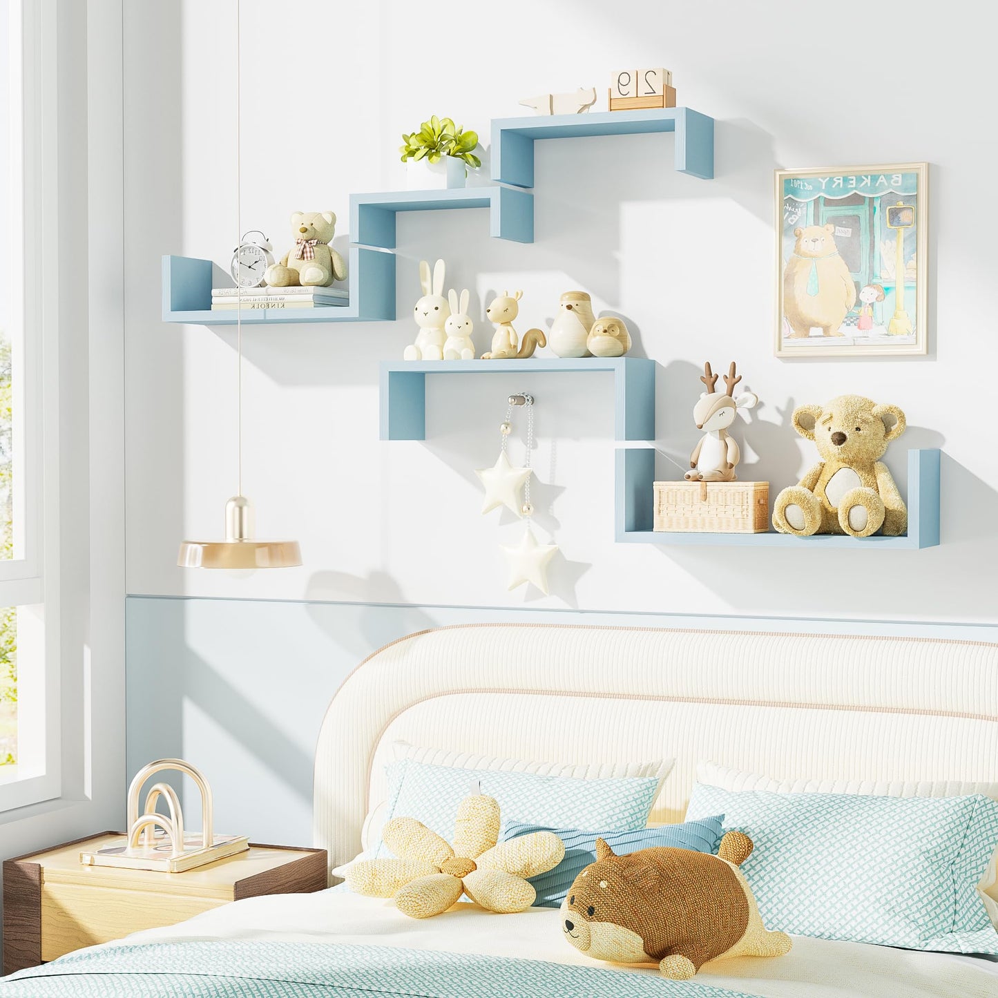 SRIWATANA Floating Shelves 5-Pack