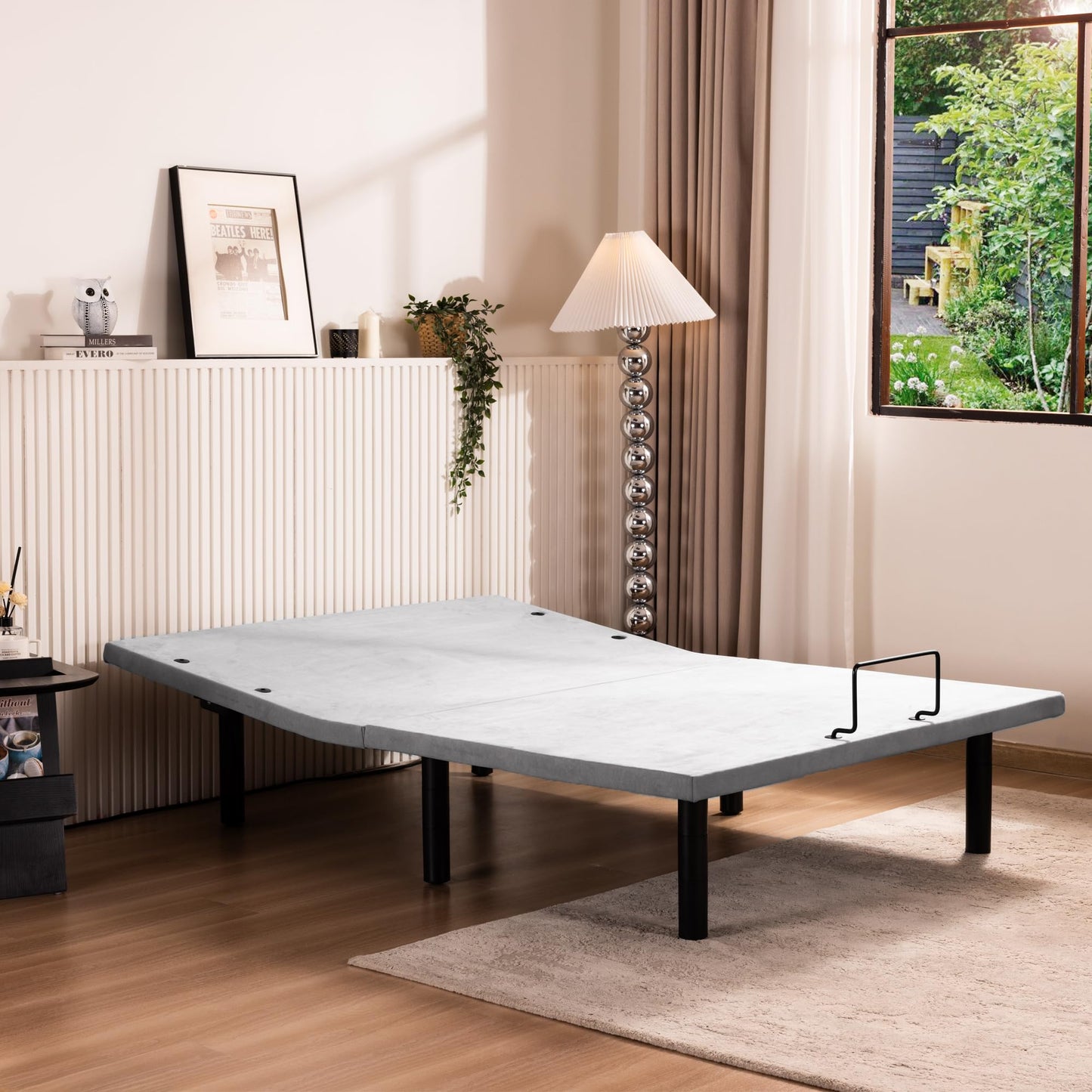 Fromann Adjustable Twin XL Bed Base – Grey