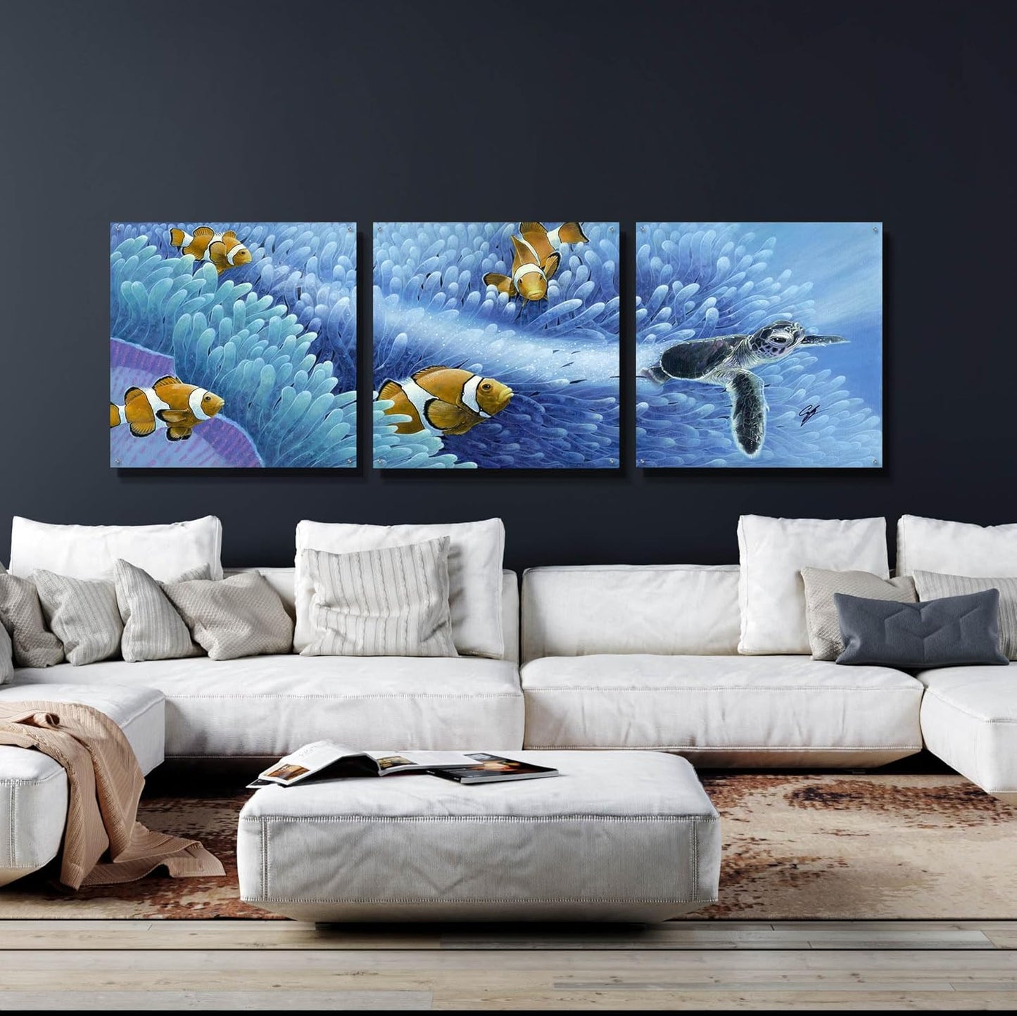 Epic Art 'The Journey Begins' 3-Piece Wall Art