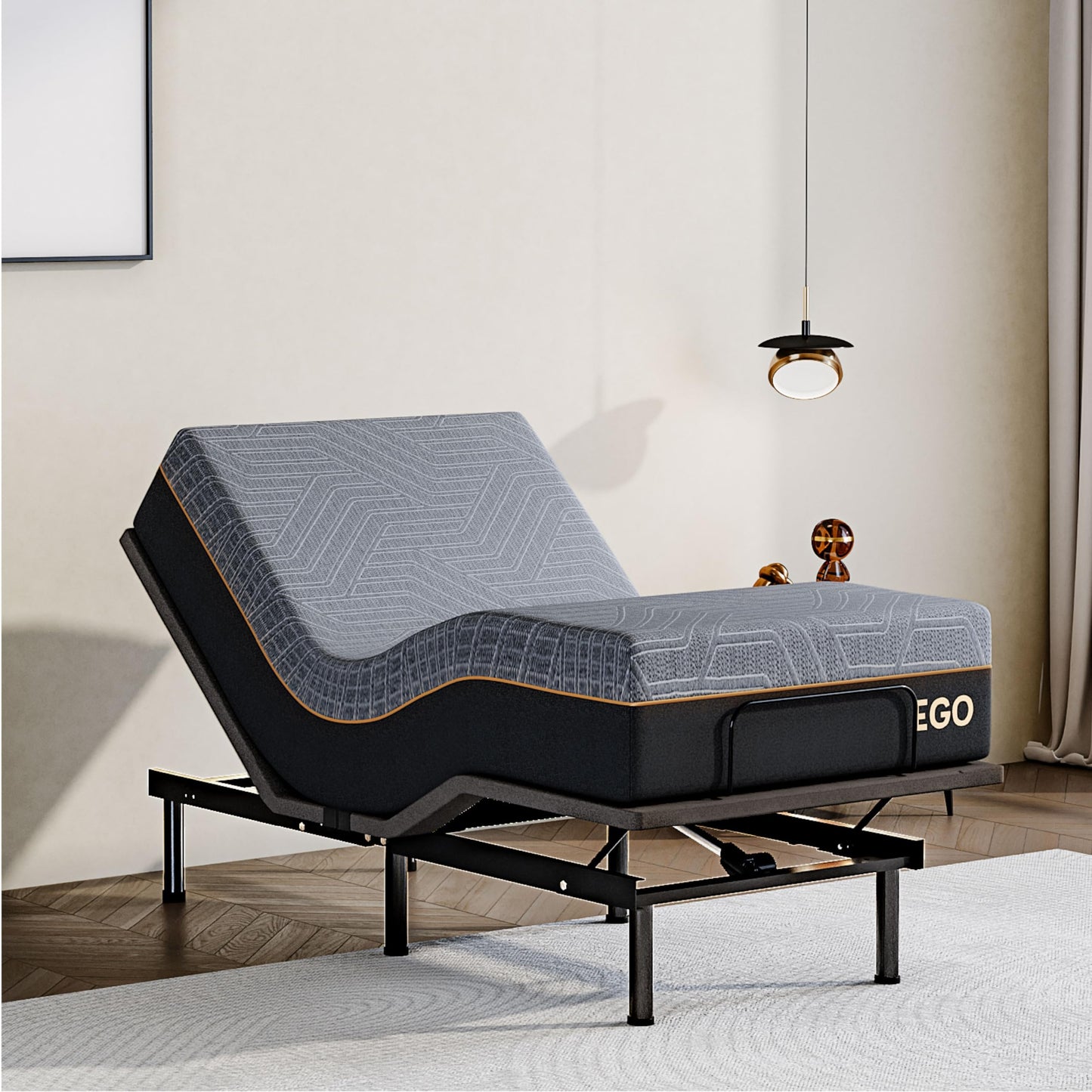 Split King Adjustable Bed with Mattress