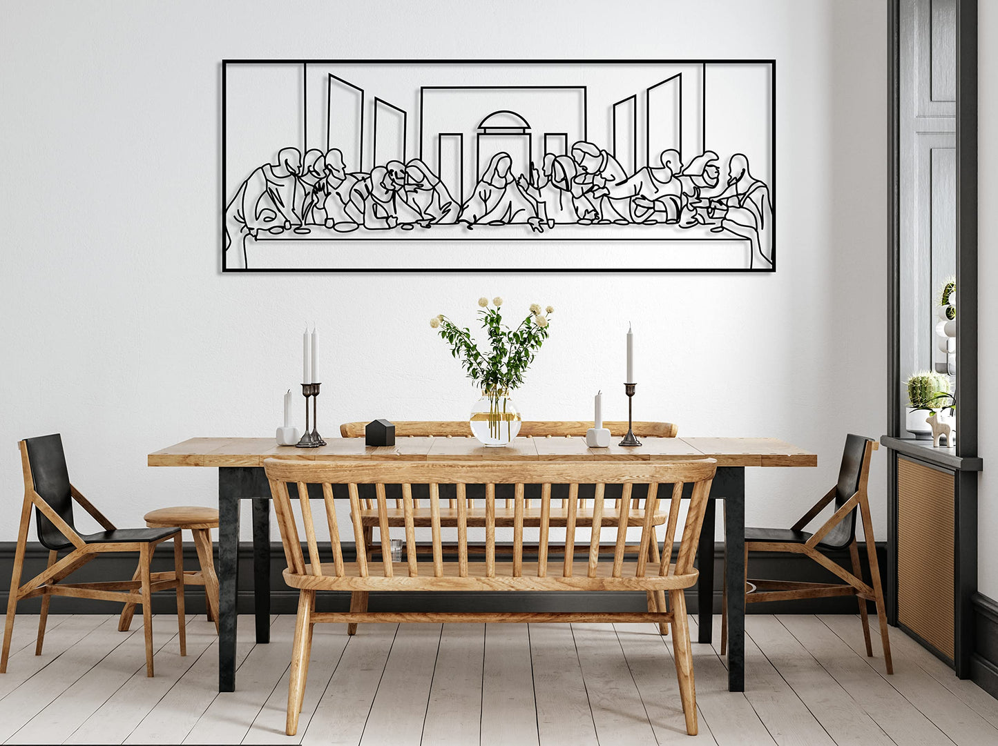 The Last Supper Metal Wall Art