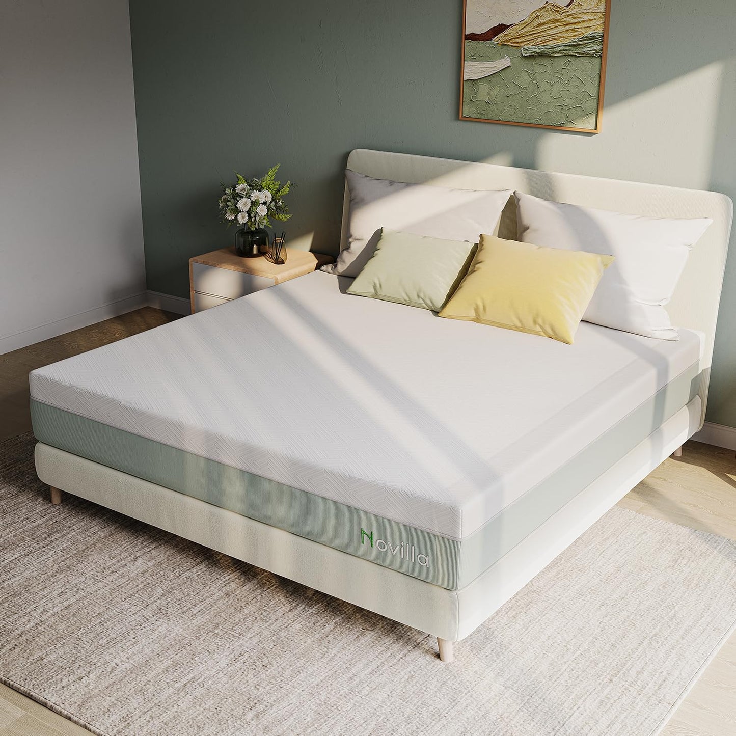 Novilla 12" Twin Gel Memory Foam Mattress