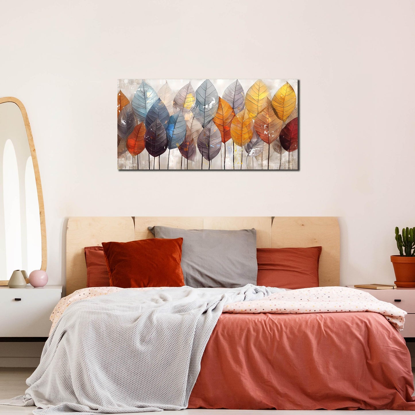 Ginkgo Tree Canvas Wall Art 48"x24"