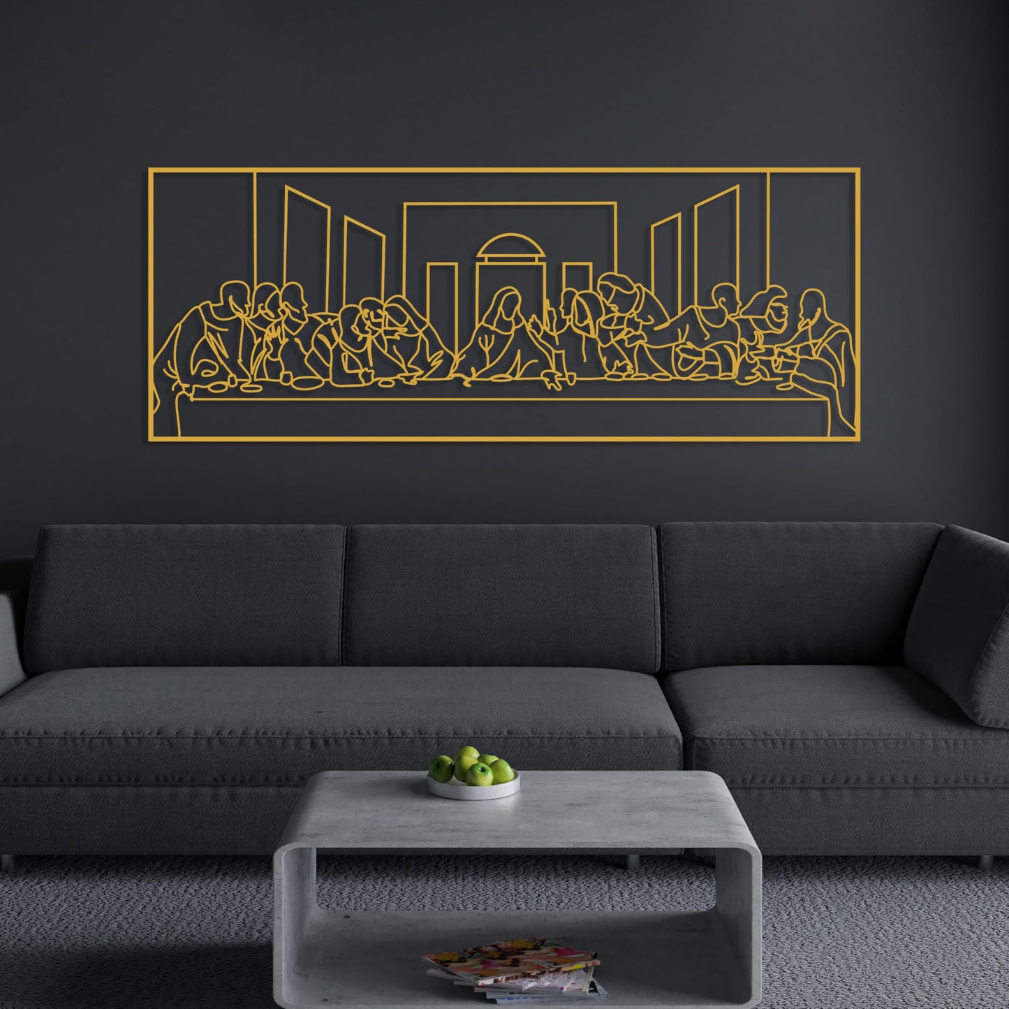 The Last Supper Metal Wall Art