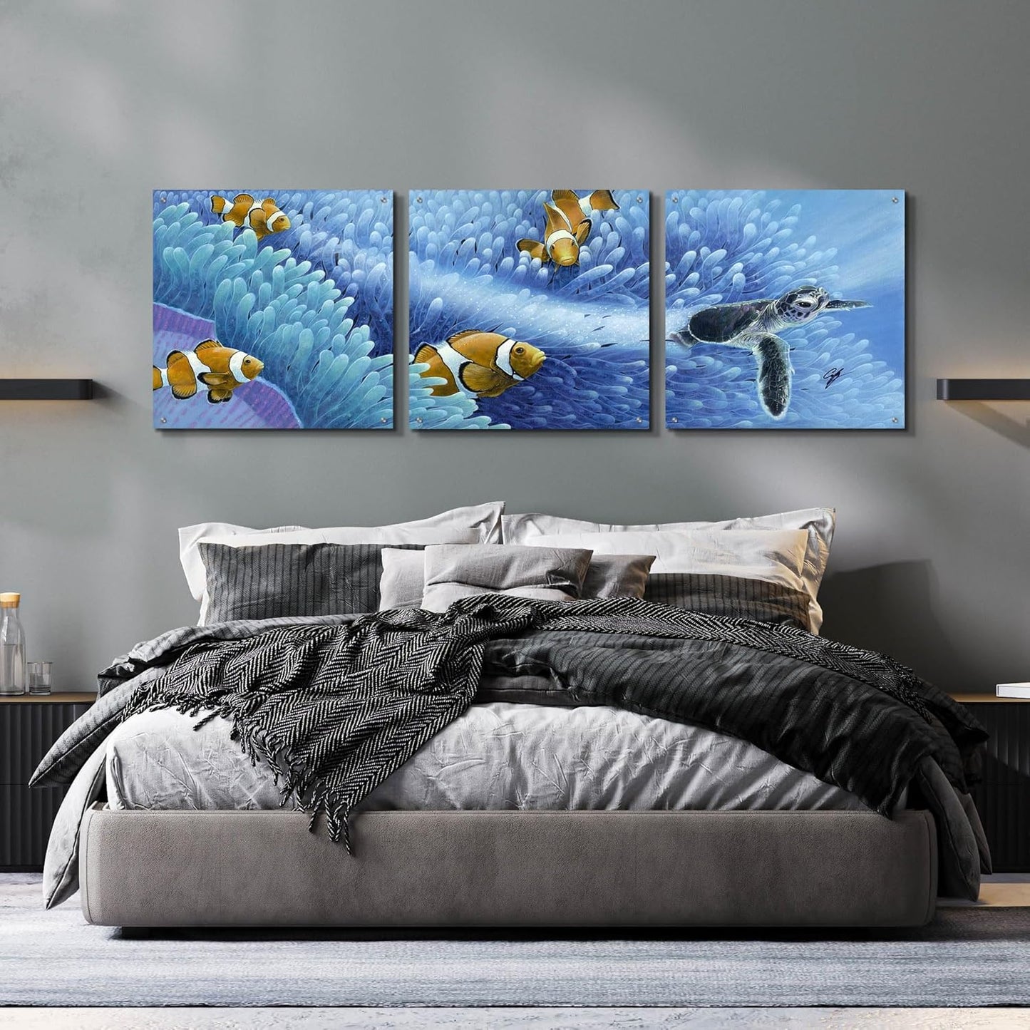 Epic Art 'The Journey Begins' 3-Piece Wall Art