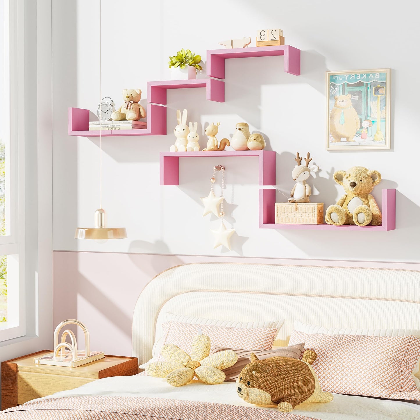 SRIWATANA Floating Shelves 5-Pack