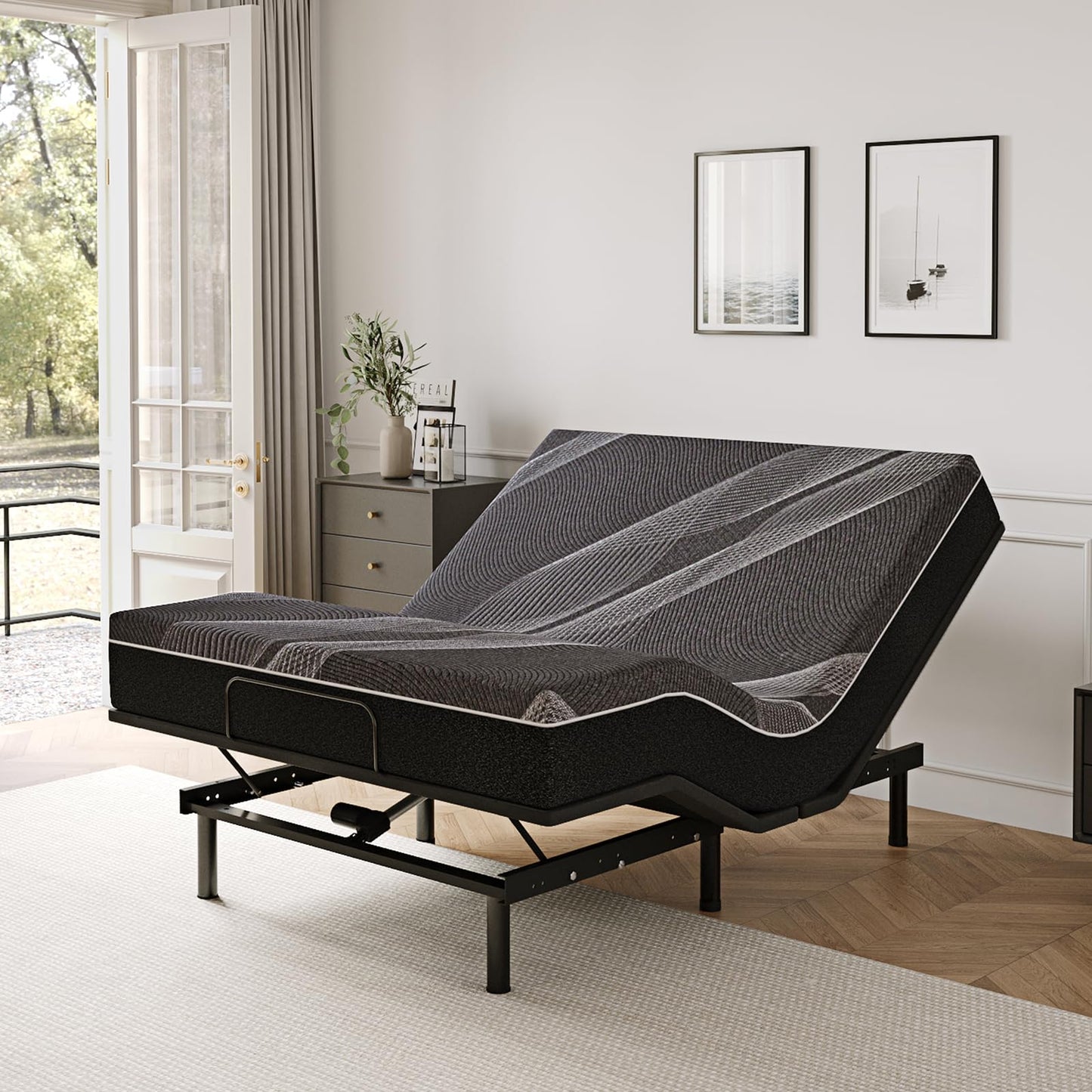 Split King Adjustable Bed with Mattress