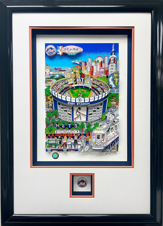 Fazzino 'Who Let the Mets Out' 3D Pop Art