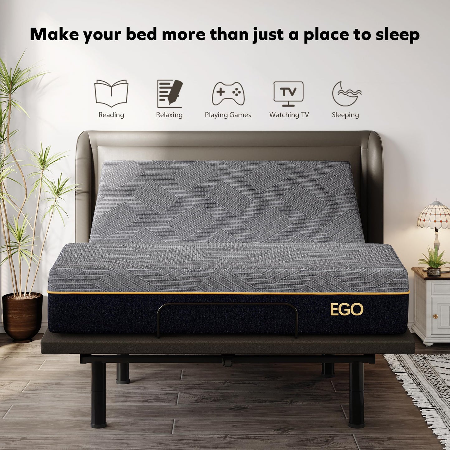 Split King Adjustable Bed with Mattress