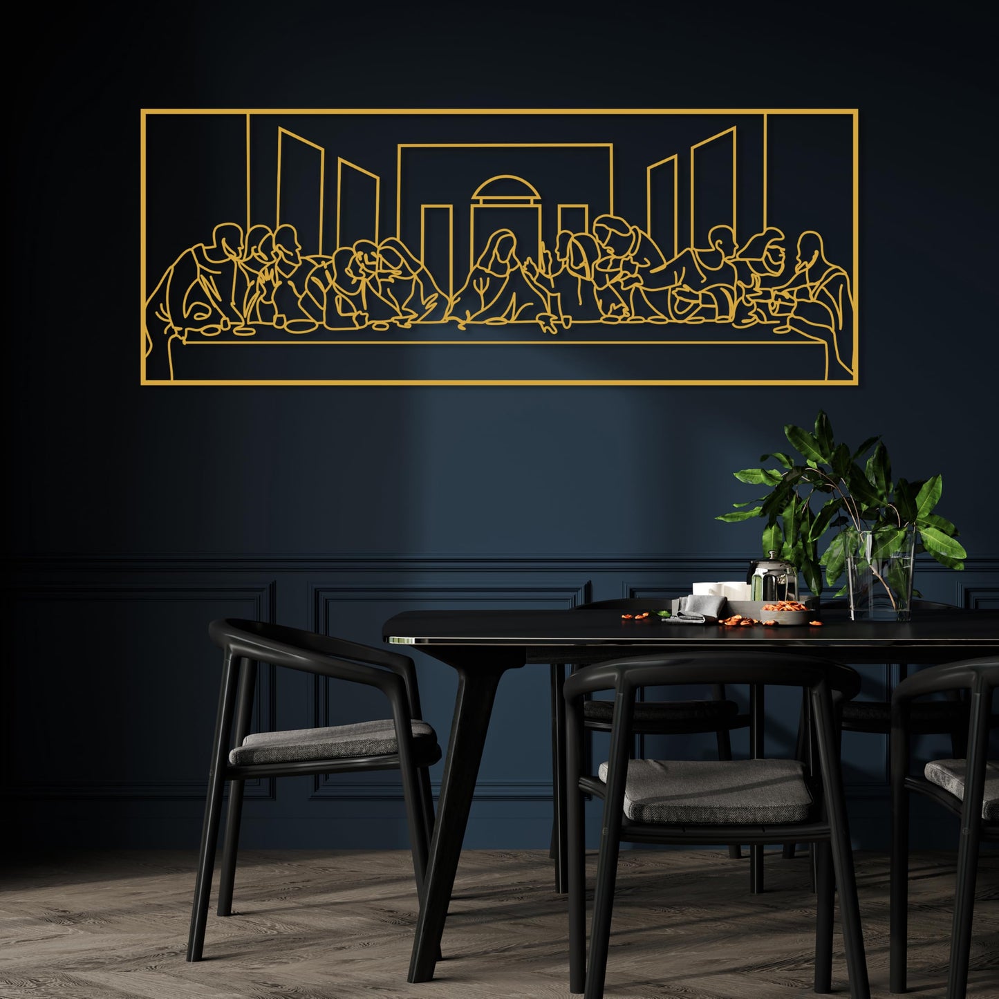 The Last Supper Metal Wall Art