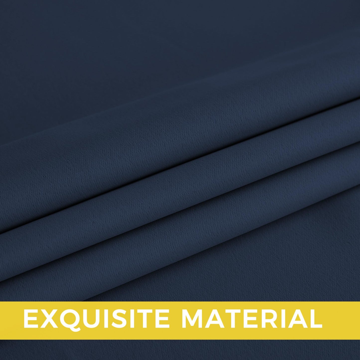 NICETOWN Blackout Curtains – 2 Panels, Grey, 63"