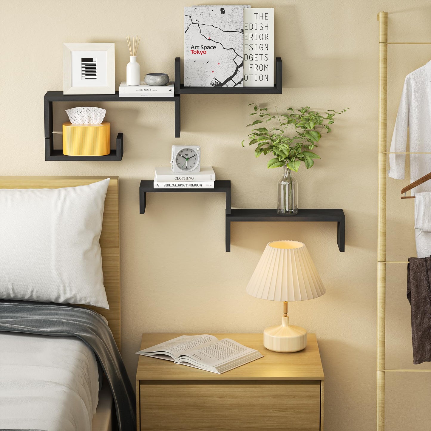 SRIWATANA Floating Shelves 5-Pack