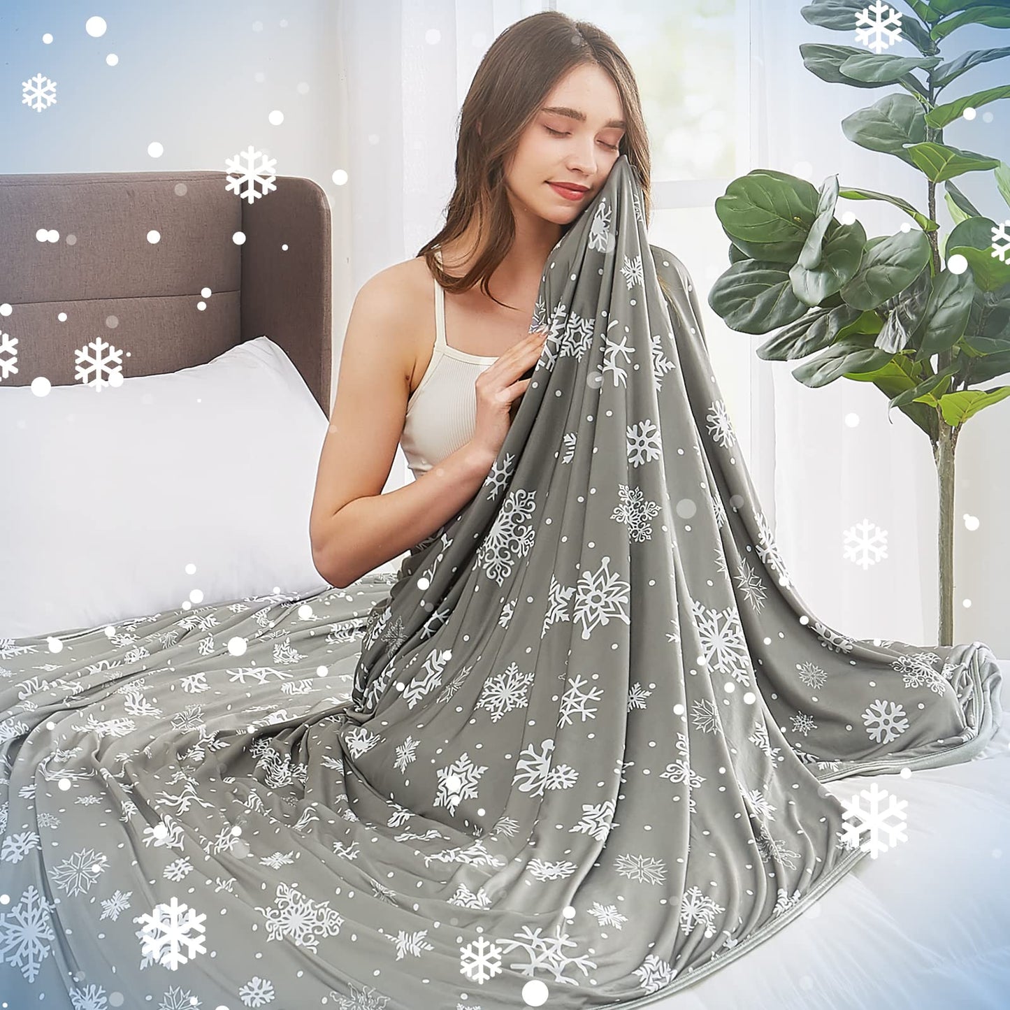 Topcee Cooling Blanket – Queen, 90"x90"