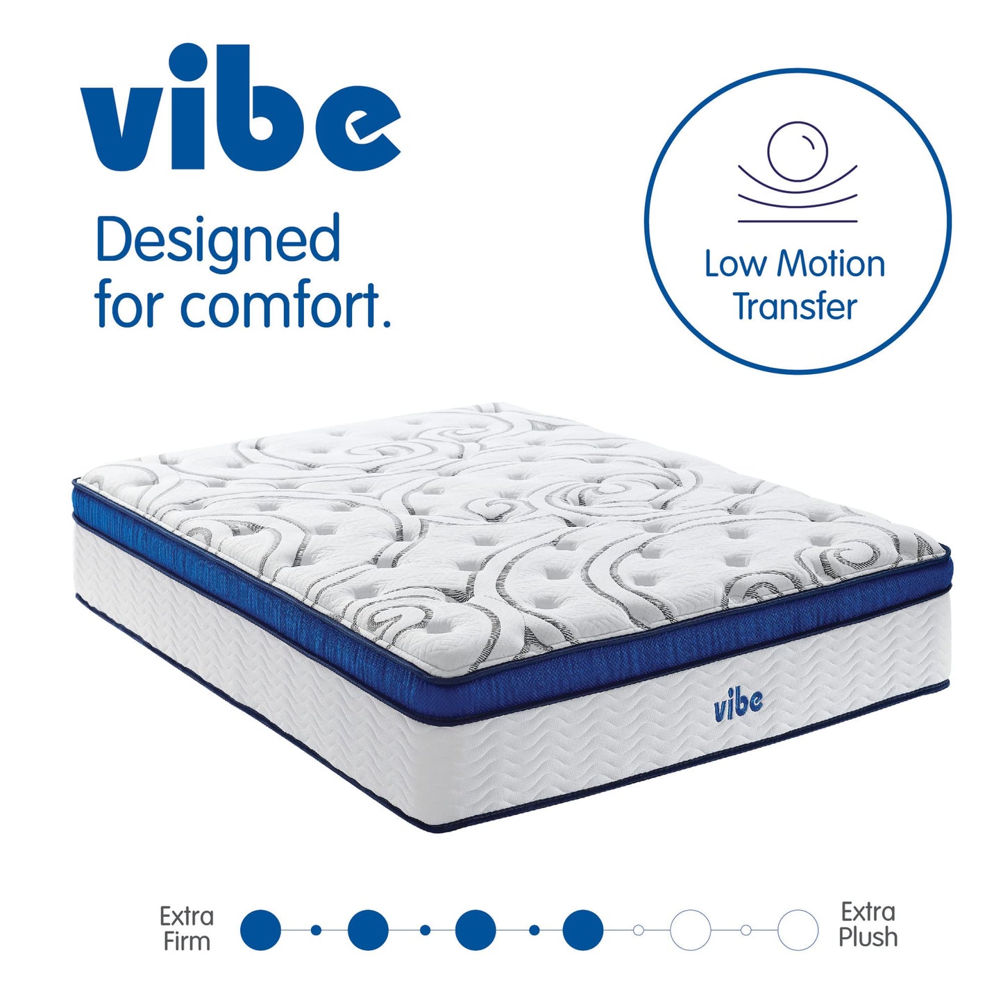 Vibe 12" Full Gel Memory Foam Mattress