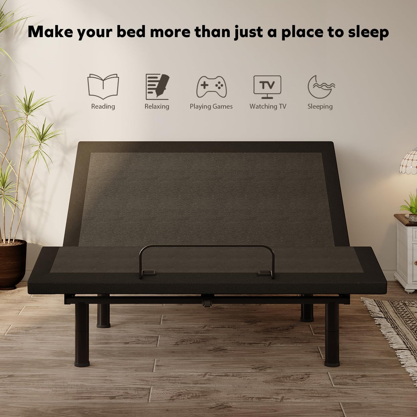 Split King Adjustable Bed with Mattress