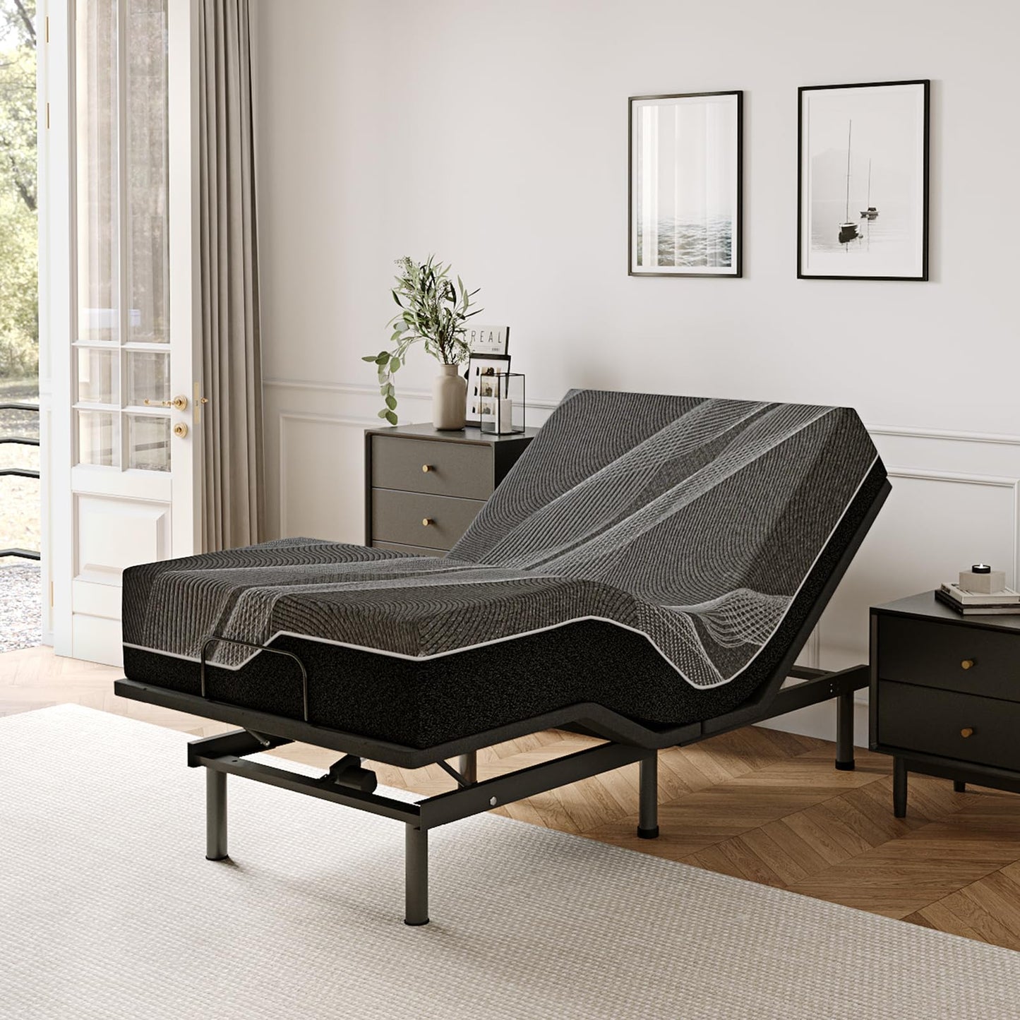 Split King Adjustable Bed with Mattress